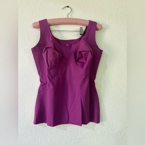 Ruby Ribbon Sleek Shape Tank in Hyper Violet